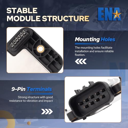 ENA Ignition Control Module Compatible with Chevy Oldsmobile Pontiac Saturn L4 2.2L 2.0L Replacement For LX-981