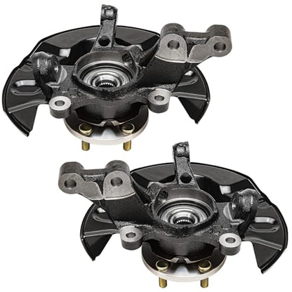 Detroit Axle - 4pc Steering Knuckles Kit for 03-08 Toyota Corolla, 2 Front - size: 4UW47747/Kit