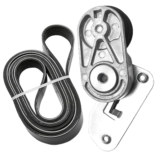 Drive Belt and Tensioner Assembly Kit For Cadillac Buick Oldsmobile Pontiac - size: 90K-38197