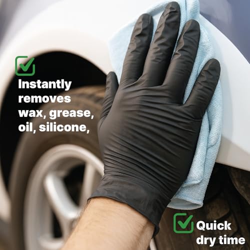 LAUCO Wax and Grease Remover Multi-Surface Paint Prep Cleaner for Auto Body (36060), Garage | Works On Plastic, Metal, Fiberglass Powerful Solvent Degreaser (Quart) 36060