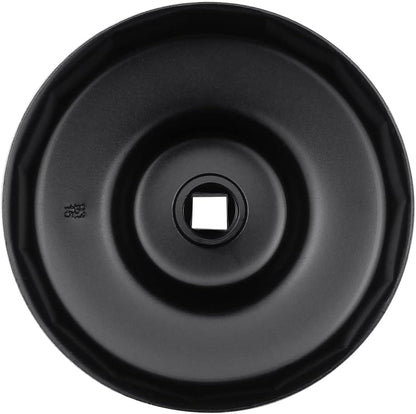 93mm 15 Flutes Oil Filter Wrench for Dodge Ram Cummins Oil Filters, Steel Oil Filter Socket Removal Tool for 5.9/6.7 Cummins Diesel