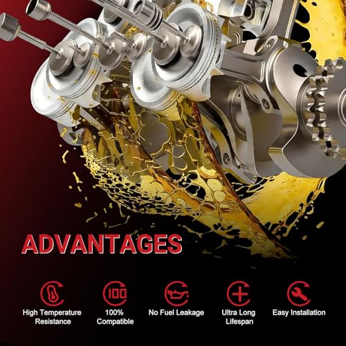 6Pcs Fuel Injectors Compatible with Nissan Infiniti 3.5L 0280158042 - size: 0280158042