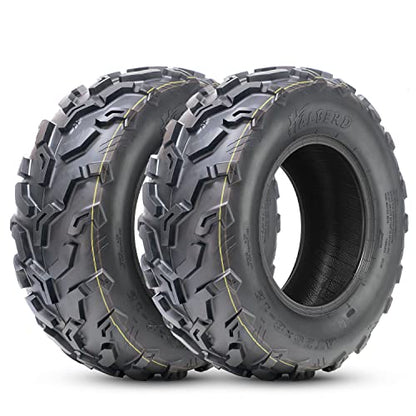 HALBERD 25x8-12 ATV/UTV Tires, 6PR New Tread, Pack of 2 - size: 25x8-12