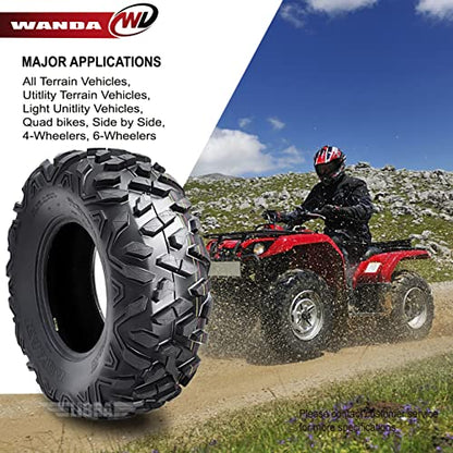 WANDA ATV UTV Tires 25X8-12 25X8X12 6PR P3501,Set 2 10375 - size: 25X8-12