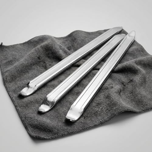 Fasmov 3 Pcs Irons Changing Tool, 12 inch Tire Iron Spoons Changing Lever Bar, Motorcycle Tire Spoons Set, Tire Remove Tool for Bike Motorcycle Scooter Bicycle Mower