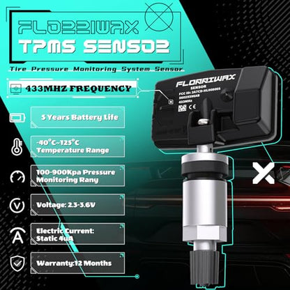 TPMS Sensor 433Mhz Tire Pressure Monitoring Sensor For CHRYSLER JEEP RAM - size: 56029398AB