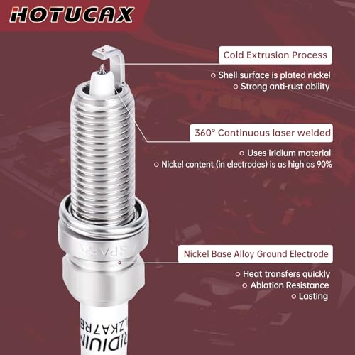 UF724 Ignition Coils & Spark Plugs Tune Up Kit, 4 Pack - size: UF724 & Spark Plugs