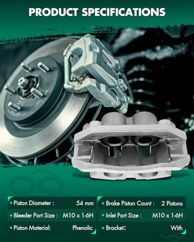SCITOO - Front Brake Caliper Assembly For Chrysler,For Dodge,For Ram - size: Front[18B5055]