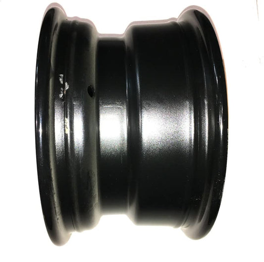 Replacement Front 10" Black Wheel/Rim, 4/110 Bolt Pattern for use on Hammerhead R-150 and Other Gokarts