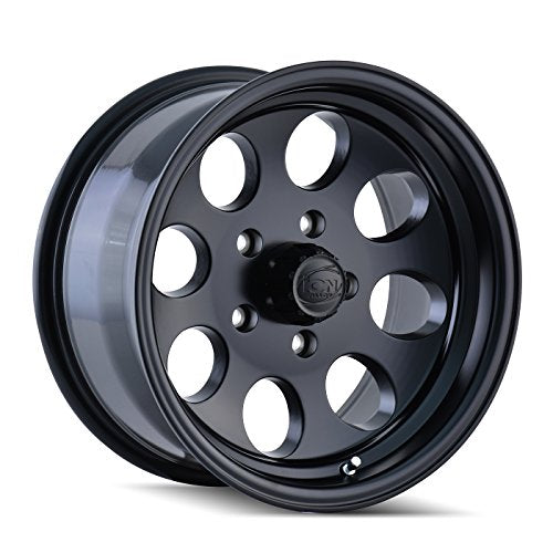 171 17x9, Bolt Pattern: 8x6.5/, Offset: 0, MATTE BLACK, set of 1