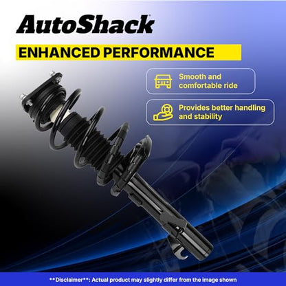 AutoShack 2 Front Complete Struts Assembly with Coil Springs