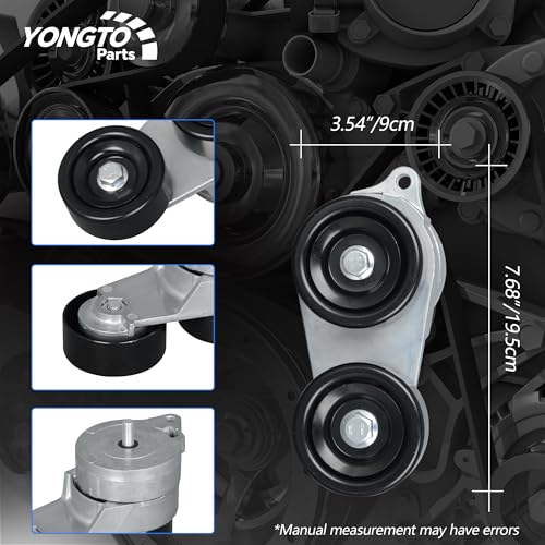 38332 Belt Tensioner Pulley Compatible with Honda Odyssey Accord Acura TL