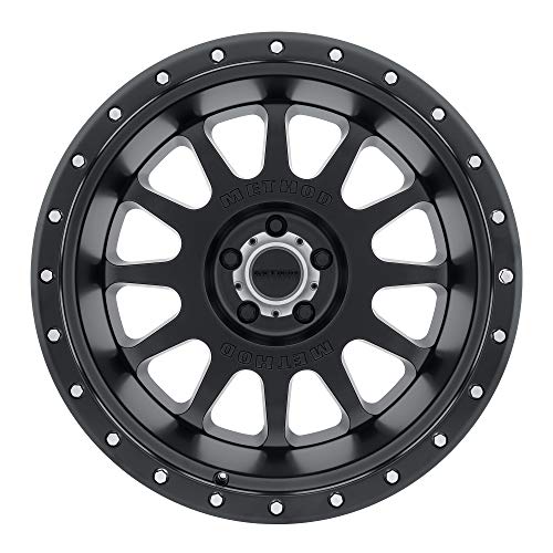Method Race Wheels 605 NV Matte Black 20x10" 5x5.5", 24mm offset 4.55" Backspace, MR60521055524N - color: Matte Black, size: 20x10 inches, 5x5.5, -24/4.55"
