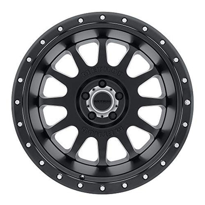 Method Race Wheels 605 NV Matte Black 20x10" 5x5.5", 24mm offset 4.55" Backspace, MR60521055524N - color: Matte Black, size: 20x10 inches, 5x5.5, -24/4.55"