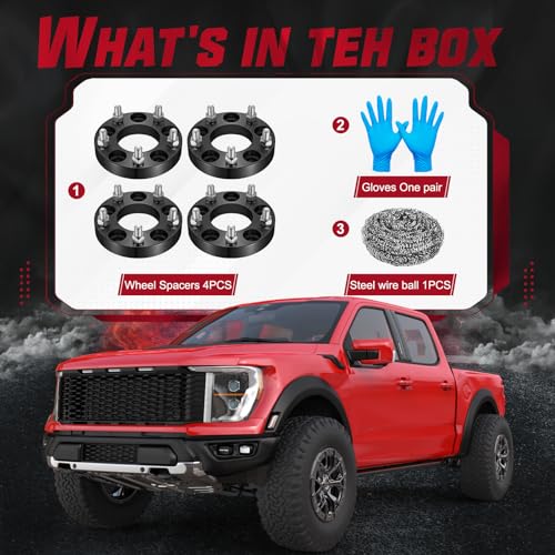 BDFHYK 5x114.3mm to 5x120mm Wheel Spacers 1 Inch for Jeep Ford 1983-2013 - size: 1 inch 5x4.75" to 5x4.5", style: Ford