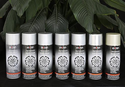 Premium Metallic Silver Wheel Paint - Brilliant Finish, High Durability, Fade-resistant, Quick Drying Rim Coating - color: 26#36-Pure Silver