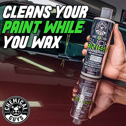 Chemical Guys, Slick Finish Cleaner Wax, Light Cleanser & Carnauba, 16 oz