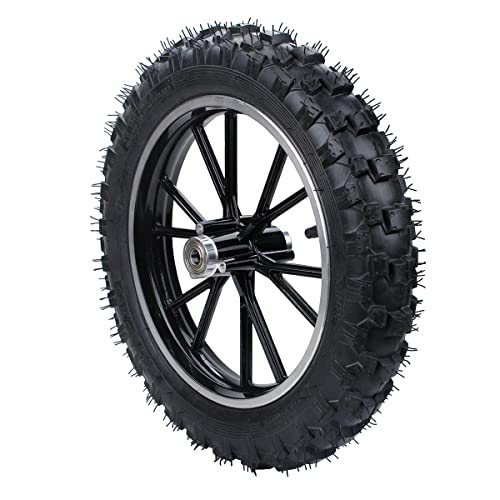 Rim tube tire Black rear wheel 2.50-10 tyre+hub 49-50cc Dirt Bike Gas Dirt Bike Pit Bikes Youth Dirt Pitbike Mini motorcycle parts