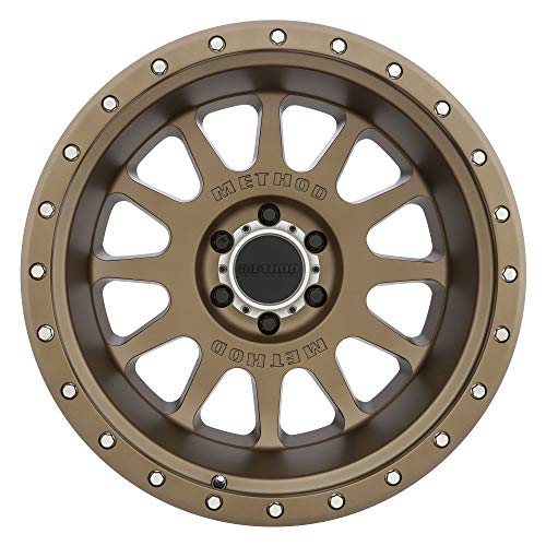 Method Race Wheels 605 NV Method Bronze 20x10" 6x5.5", 24mm offset 4.55" Backspace, MR60521060924N - color: Method Bronze, size: 20x10 inches, 6x5.5, -24/4.55"
