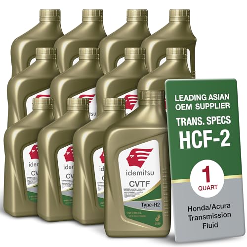 Idemitsu CVT HCF-2 Transmission Fluid for Honda – 1 Qt, Case of 12 - size: 1 Quart, style: 12 Pack