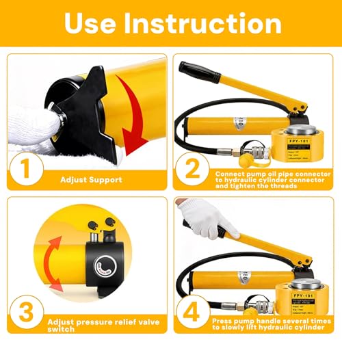 10 Ton CP-180 Hydraulic Pump Hand Operated Pump Manual Lifting Pump - size: 10T CP-180 Pump