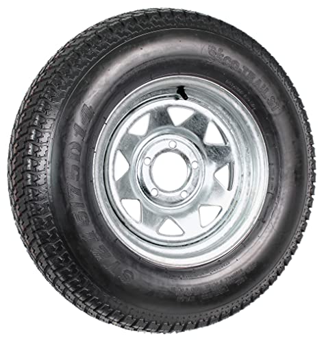 eCustomrim Trailer Tire Rim Assembly ST215/75D14 14 Inch Load Range C 5 Lug
