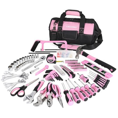 FASTPRO 267-Piece Pink Tool Set with 13-Inch Tool Bag