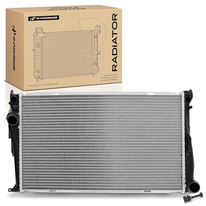 A-Premium Engine Coolant Radiator Assembly Compatible with BMW