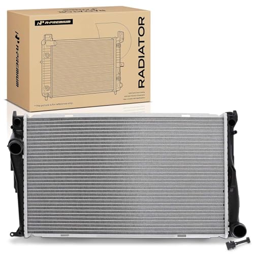 A-Premium Engine Coolant Radiator Assembly Compatible with BMW