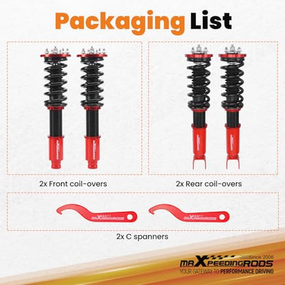 maXpeedingrods Coilover for Honda Acoord 2008-2012, for Acura TSX 2009-2014