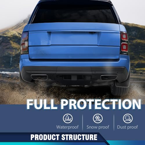 PIT66 4Pcs Mud Flaps Fit Land Rover Range Rover Sport L320 2006-2013, Black - size: Fit Range Rover 2006-2013