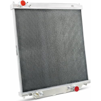 Aluminum Radiator For 2003-07 Ford F250 F350 F450 6.0L Super Duty Upgraded - size: 2-Row Radiator w/CNC Cap