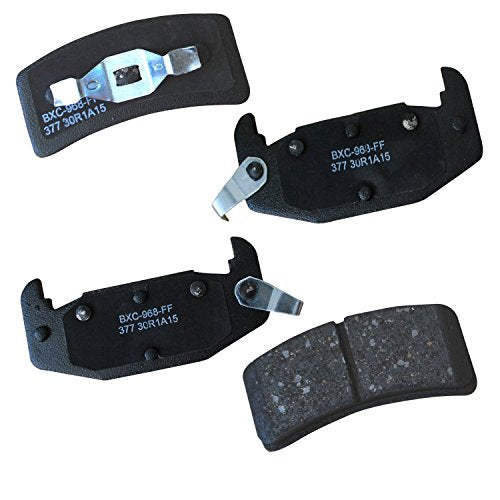 Bendix Premium SBC377 Ceramic Rear Brake Pads for Buick Regal 1993-1988, Chevrolet Lumina 1994-1990, Lotus Elan 1992-1990, Oldsmobile Cutlass Supreme 1993-1988, Pontiac Grand Prix 1993-1988 - style: SBC377