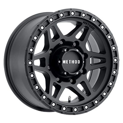 Method Race Wheels 312 Matte Black 18x9" 8x6.5", 18mm offset 5.75" Backspace, MR31289080518 - color: Matte Black, size: 18x9 inches, 8x6.5, 18/5.75"