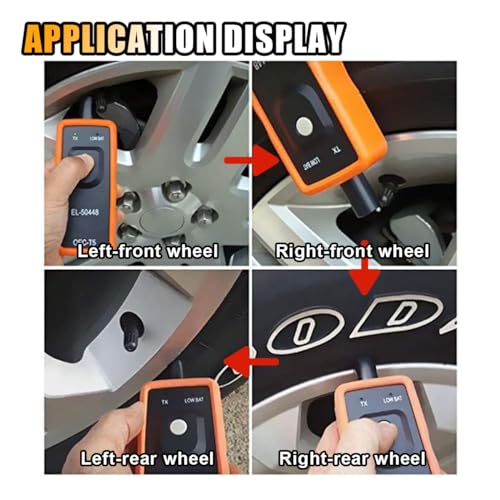 TPMS Relearn Tool, OEC-T5 EL-50448 Tire Pressure Monitor System Sensor Reset Tool, Programming Training Activation Tool for GM/Cadillac/Buick/Chevy Series Vehicles 2023 Edition - size: Orange
