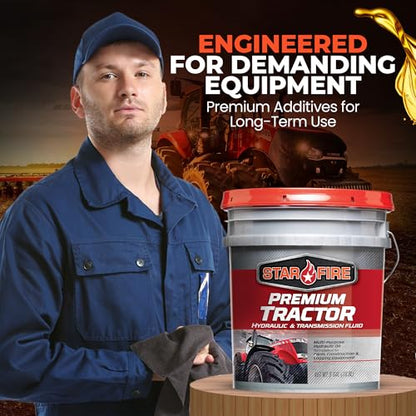 STARFIRE Premium Tractor Hydraulic & Transmission Fluid – 5 Gallon Pail