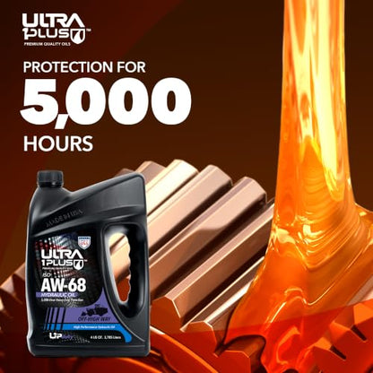 AW ISO 68 Hydraulic Oil 2 Gallons - size: 2 Gallon Pack