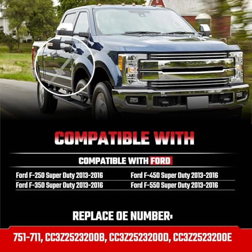 751-711 Front Passenger Side Power Window Regulator with Motor Assembly Compatible with Ford F-350 2013 2014 2015 2016,F-250/F-450 Super Duty 2013-2016 Replace CC3Z2523200B CC3Z2523200D - size: Front Left, style: 751-711