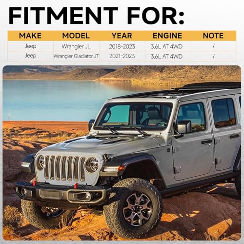 Front Drive Shaft Fit For Jeep Wrangler JL 2018-2023 / Jeep Wrangler Gladiator JT 2021-2023# 68272524AA - size: 68272524AA; Front; 35.28in - 40.28in
