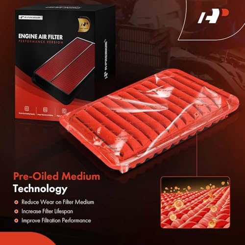 A-Premium High-performance Pre-oiled Engine Air Filter - style: Advanced Air Filter