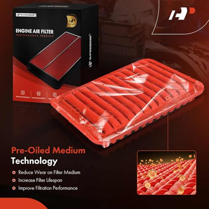 A-Premium High-performance Pre-oiled Engine Air Filter - style: Advanced Air Filter