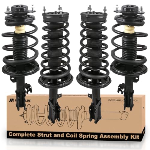 MOSTPLUS Front & Rear Complete Shock Strut Spring Assembly Compatible for 2002 2003 Toyota Camry/Lexus ES300 171490 171491 171492 171493 Shock Coil Spring - size: Front and Rear Struts(Set of 4), style: 2002-2003 Camry