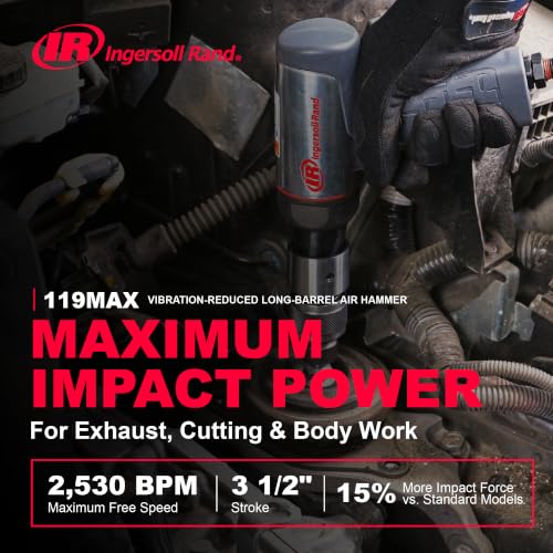 Ingersoll Rand 119MAX 3 1/2" Stroke Long-Barrel Air Hammer - size: 3-1/2" Stroke, style: Tool Only