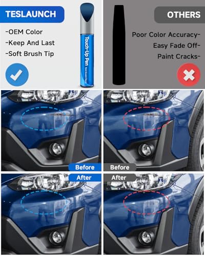 SAL Abyss Blue Pearl Compatible with Subaru Exact Match Touch Up Paint Car Scratch Repair - color: Abyss Blue Pearl(SAL) compatible with Ascent-models/Legacy-models/Outback
