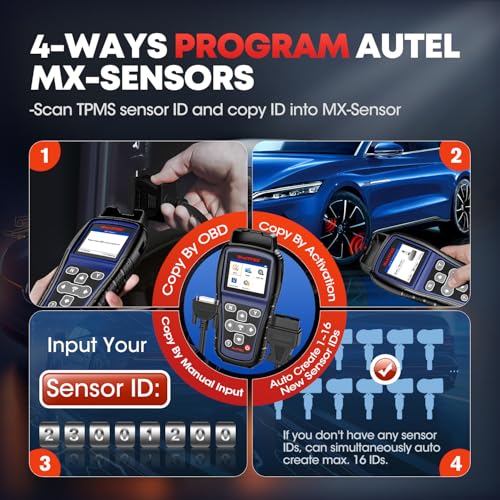 Autel MaxiTPMS TS501 PRO TPMS Programming Tool, 2026 Same as TS508WF TS508