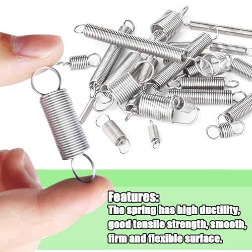 133PCS Extension Spring Assortment Kit 18 Different Sizes - size: 133PCS（18 Sizes)