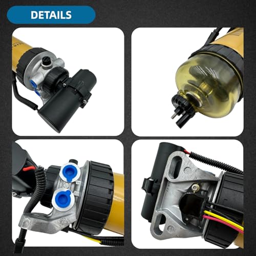 228-9129 Fuel Extraction Pump Fuel Filter Assembly 7261663 349-5327 249-7669 349-1063 MP10325 for Caterpillar 428D 428E 432D 248B 287B 262B 252B Perkins Engine 804C 804D 12VDC