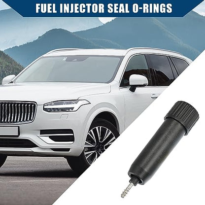Fuel Injector Seal O-Ring for Volvo XC90 4.4L V8 2005-2011 for Volvo S80 4.4L V8 2007-2010 / Fuel Injector Rubuild Kit/Durable / 1 Set Black