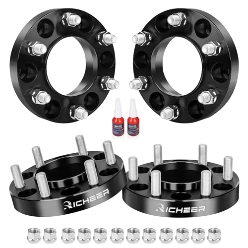 Richeer 1 inch 6x5.5 Hub Centric Wheel Spacers for 2024+ Tacoma Tundra - size: 1 inch (2024+ tacoma)