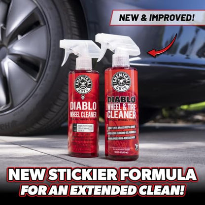 Chemical Guys, Sprayable Diablo Wheel Cleaner for All Rim Finishes, 32 oz - style: Sprayable 32 oz
